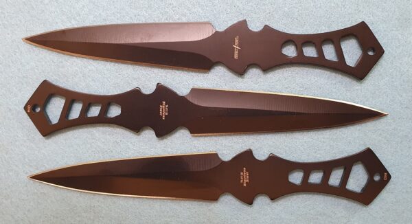Flute Head Style Throwing Knives